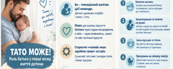 Інформація для пацієнтів : Щодо  підтримки породіль