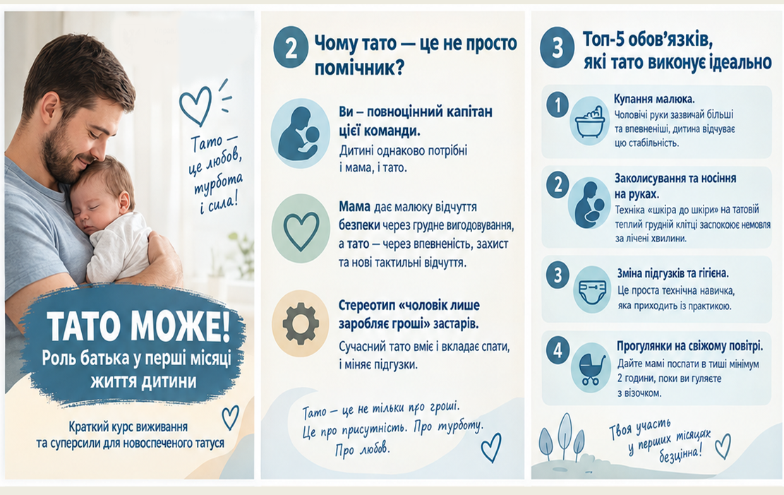 Інформація для пацієнтів : Щодо  підтримки породіль